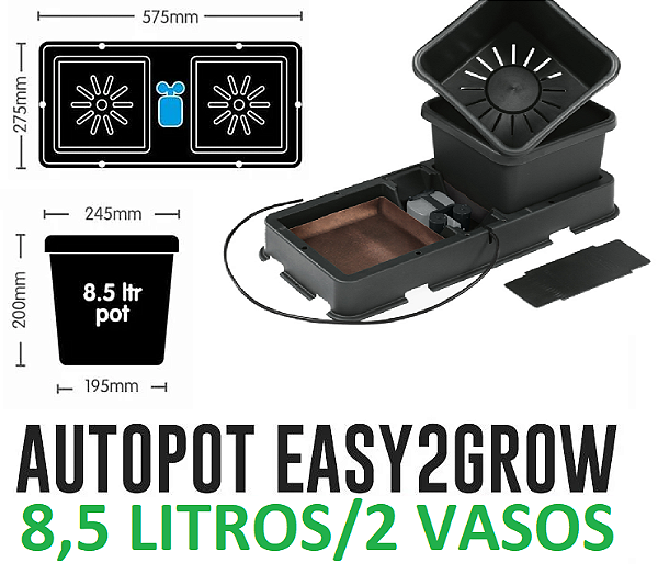 AutoPot Easy 2 Grow 8,5 Litros