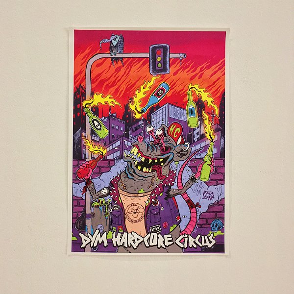 Poster Hardcore Circus Ratazana - DYM
