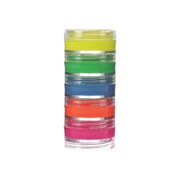 Tubo Cremoso NEON Kit 5 cores