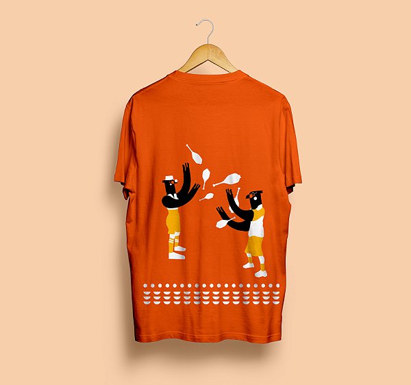 Camiseta Lona do Carcará LARANJA