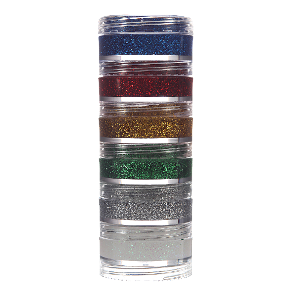 Tubo Glitter Cremoso 6 Cores