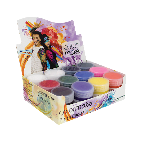 Tinta Líquida 15ml Profissional Kit 12 Cores