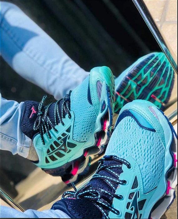 mizuno prophecy 9 preto e rosa