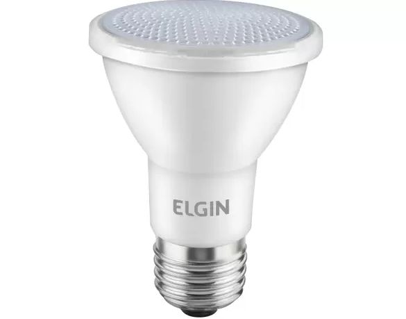 Lâmpada PAR 20 Led 6W Bivolt Elgin 2700K Branca Quente 450 lumens E27 IP65 - 1 Ano Garantia