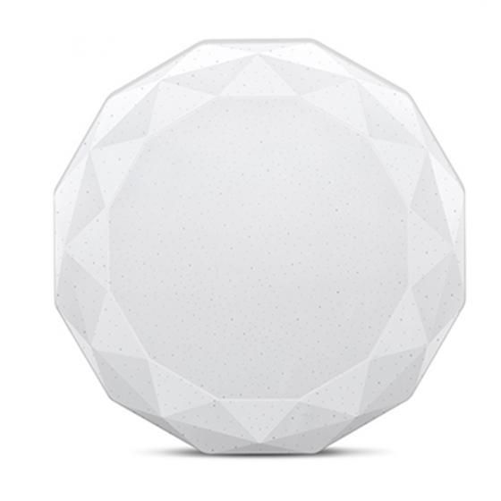 Luminária Plafon Diamante Led 24W Bivolt Elgin 6500K Branco Frio 1300lm IP20 - 1 Ano de Garantia