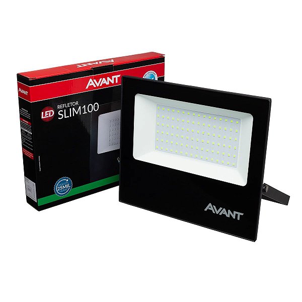 Refletor led Verde 100w Bivolt Avant Projetor Holofote Bivolt Luz verde IP65 Resistente Água Poeira Uso Externo