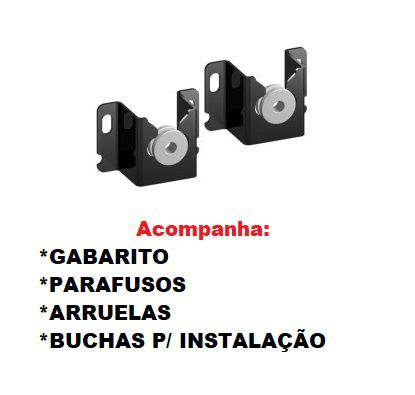 Suporte para TV Universal Fixo 10" a 71" Polegadas C/ Gabarito (Televisão e Monitor LCD, Plasma e LED)