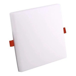 Painel Borda Infinita Embutir / Sobrepor 25W Bivolt Quadrado Branco Quente 3000K