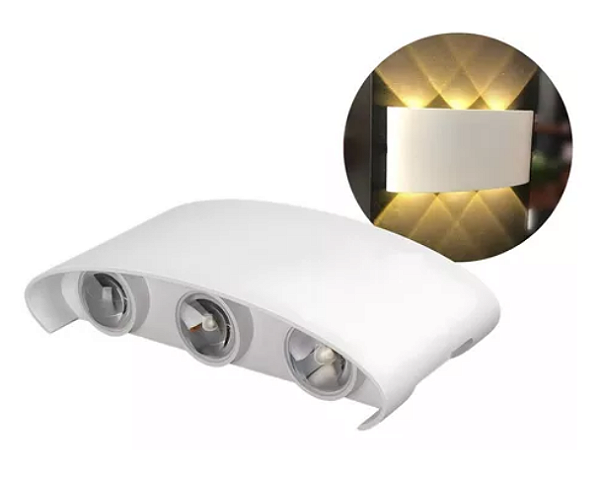 Arandela Bubble com LED integrado 6W 3000K Bivolt
