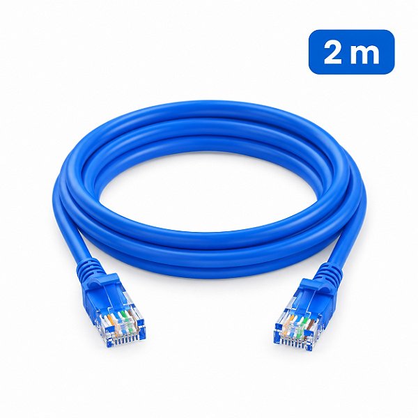 Cabo Patch-cord 4 Pares Azul 02 Metros Annlux