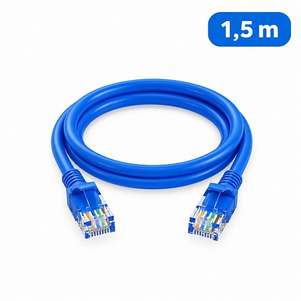 Cabo Patch-cord 4 Pares Azul 1,5 Metros Annlux