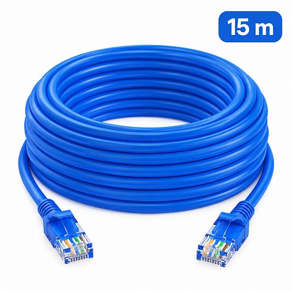 Cabo Patch-cord 4 Pares Azul 15 Metros Annlux