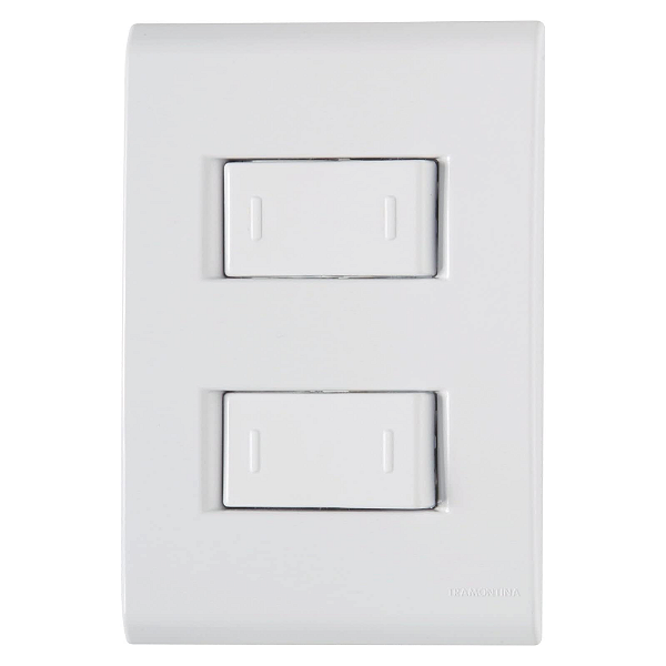 Conjunto 2 Interruptor Paralelo 10A/250V Branco Liz Tramontina
