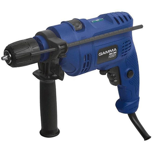 Furadeira de Impacto e Parafusadeira Gamma 220V 500W Reversível Mandril 10mm GH1101 (6 meses Garantia)