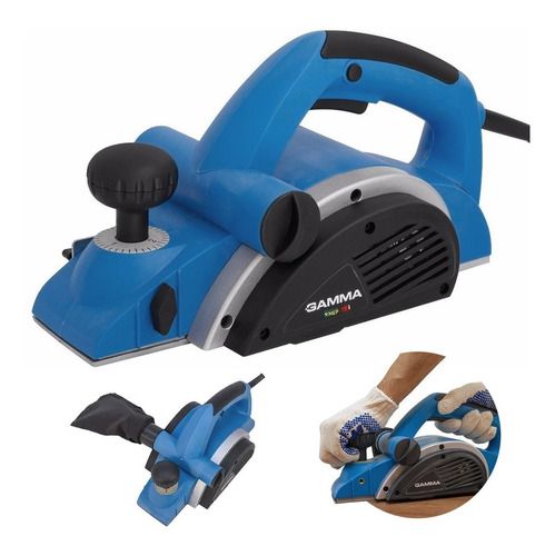 Plaina Elétrica Profissional Gamma 900W HG006/BR (1 Ano Garantia) 100% Rolamentada