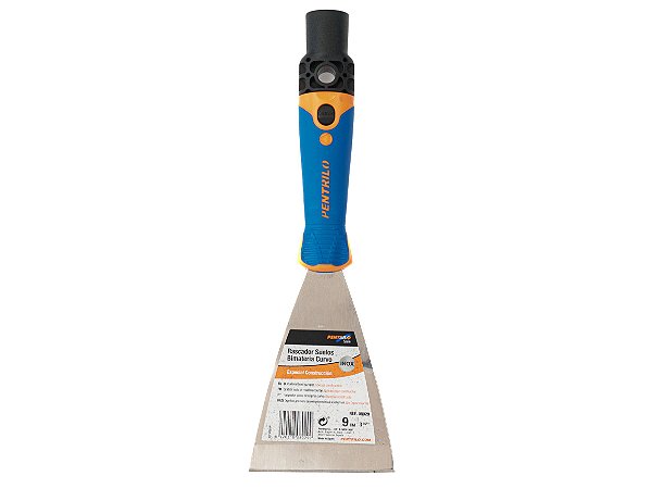 08029 RASPADOR DE PISO BIMATERIA CURVO INOX 9CM 3 1/2" PENTRILO100