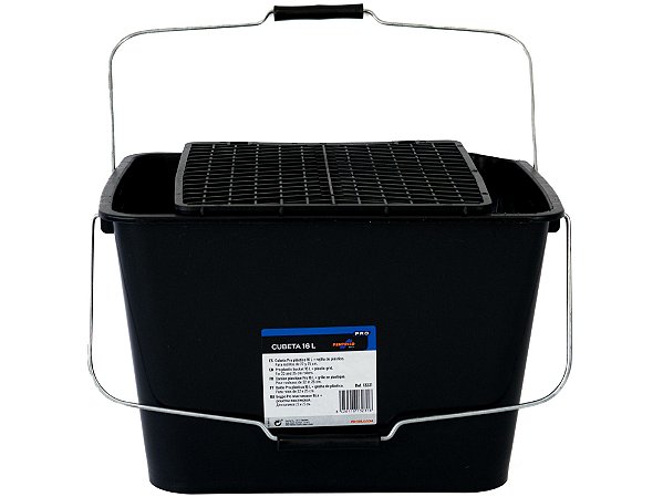 BALDE PLASTICO PRO 16LTS GRELHA PLASTICO PENTRILO REF. 13231