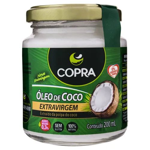 ÓLEO DE COCO EXTRA VIRGEM COPRA 200ml