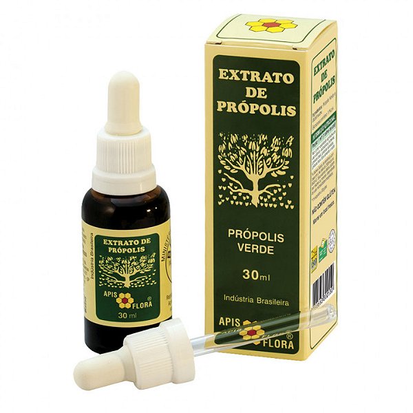 EXTRATO DE PRÓPOLIS VERDE 30ML APISFLORA