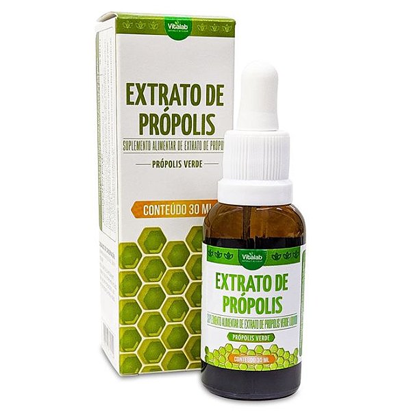 EXTRATO DE PRÓPOLIS VERDE 30ML VITALAB