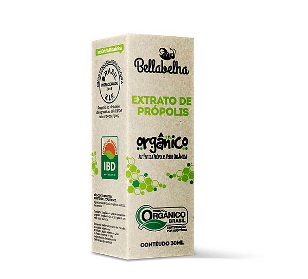 EXTRATO DE PRÓPOLIS ORGÂNICO 30ML