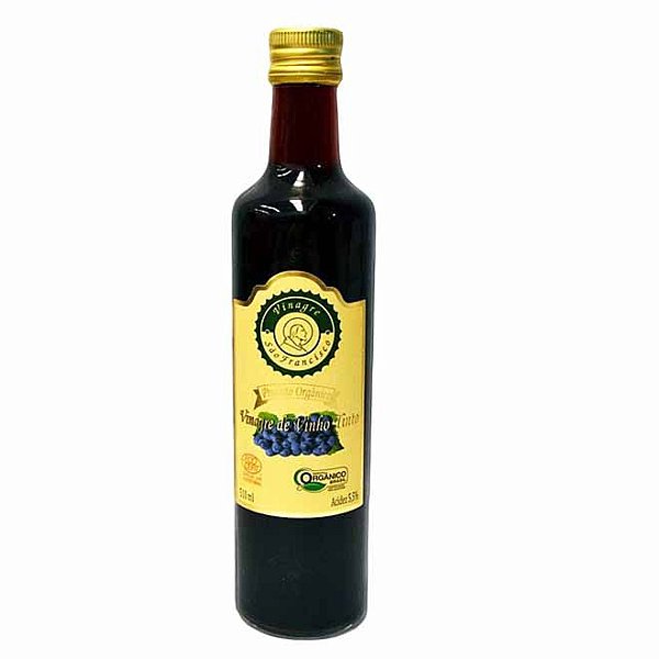 VINAGRE DE VINHO TINTO ORGANICO SÃO FRANCISCO 500ML