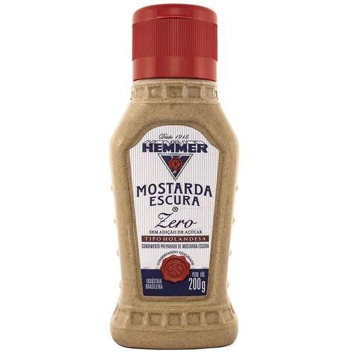 MOSTARDA ESCURA ZERO HEMMER 200G
