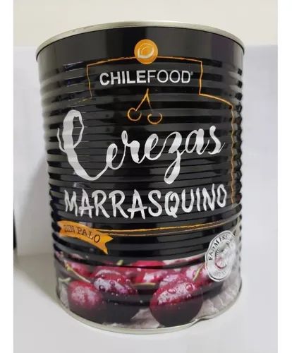 Cereja Marrasquino S/ talo (3,2kg C/calda)-(2,2kg Drenado)