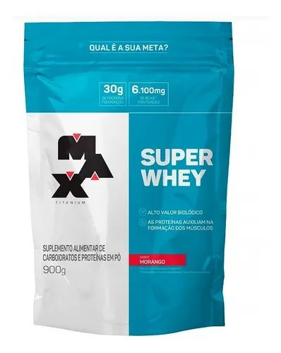Super Whey Concentrado 900g Refil - Max Titanium