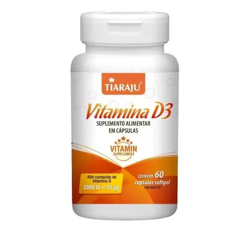 VITAMINA D3 2000UI TIARAJU 60 CAP