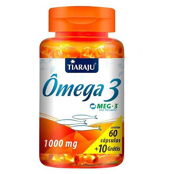 ÔMEGA 3 1.000MG 60+10 TIARAJU