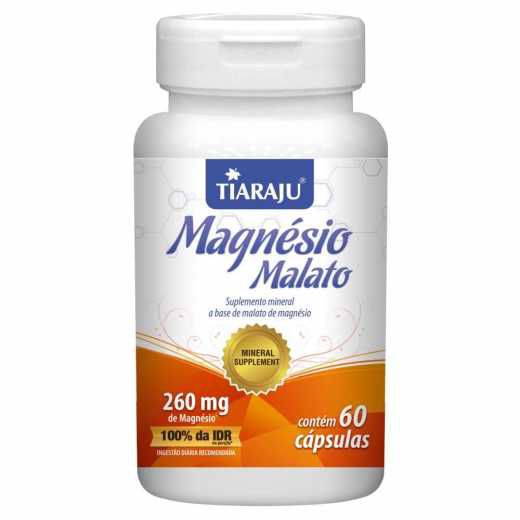 MAGNÉSIO MALATO 260mg 60 CAPS - TIARAJU