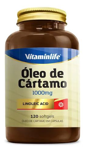 OLEO DE CARTAMO 1000MG (120 CAPSULAS) VITAMINLIFE