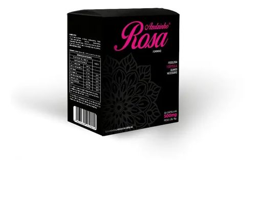Azulzinho Rosa Feminino 500mg 30 Cápsulas