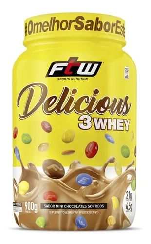 DELICIOUS 3WHEY FTW 900G