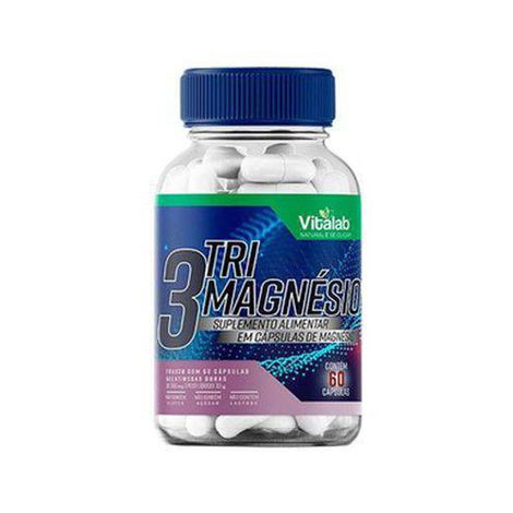 3 TRI MAGNÉSIO 60 CAP VITALAB