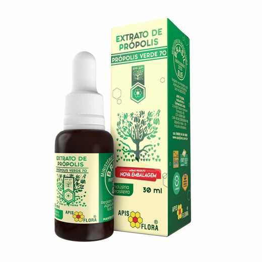 EXTRATO DE PROPOLIS VERDE 70% 30ML - APISFLORA