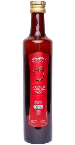 VINAGRE DE MAÇÃ ORGÂNICO. 500ML SERRA GAÚCHA