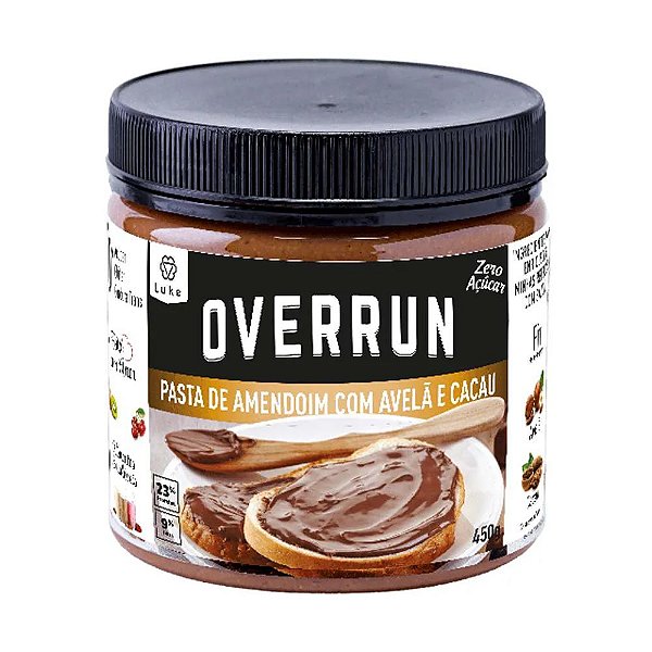 PASTA DE AMENDOIM AVELÃ E CACAU OVERRUN