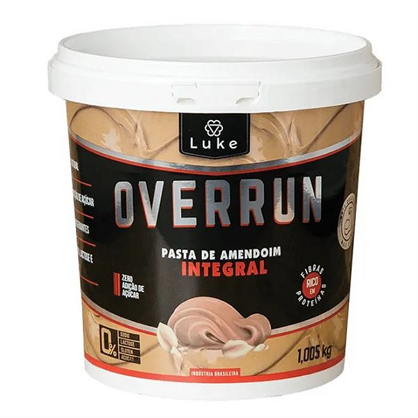 Pasta de Amendoim Cremosa 1kg - Overrun
