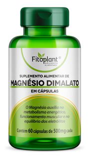 Magnesio Dimalato 500mg 60 caps Fitoplant