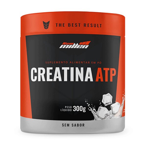Creatina ATP sem sabor pote 300g New Millen