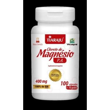 Cloreto de Magnesio P.A. 400mg 100 + 10 Capsulas - Tiaraju