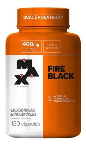 FIRE BLACK 120 CAPS MAX TITANIUM