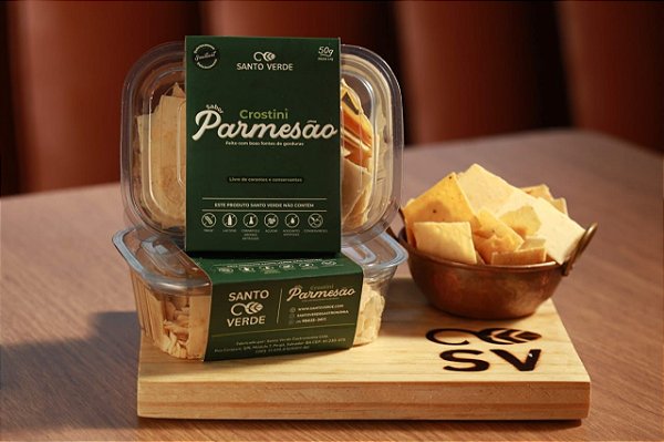 Crostinis Parmesão Santo Verde 50g
