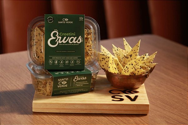 Crostinis Ervas Santo Verde 50g