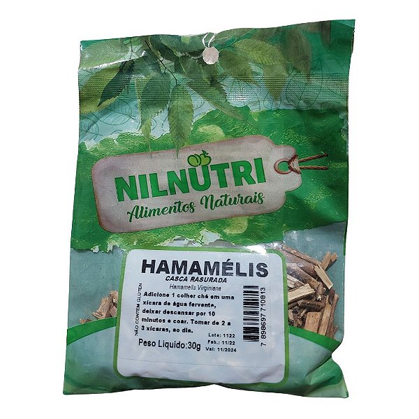 CHA HAMAMELIS CASCA NILNUTRI 30G