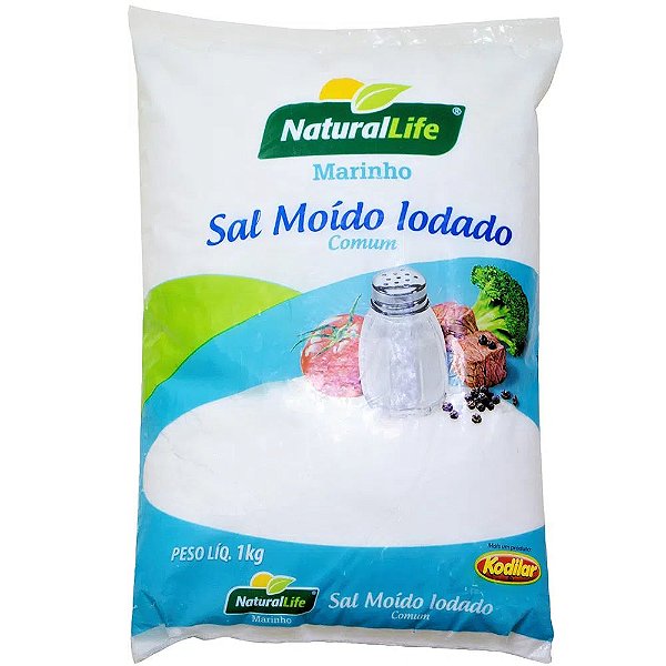 Sal Marinho 1kg - Kodilar - Naturalife