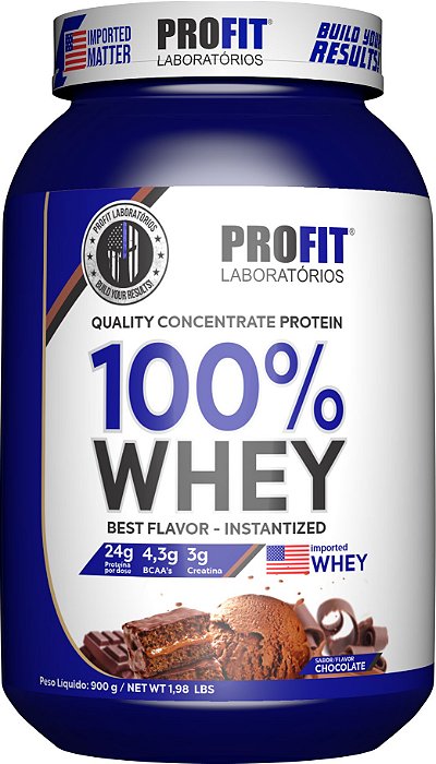 100% Whey Concentrado Profit 900g