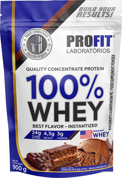 100% WHEY CONCENTRATE REFIL 900G PROFIT